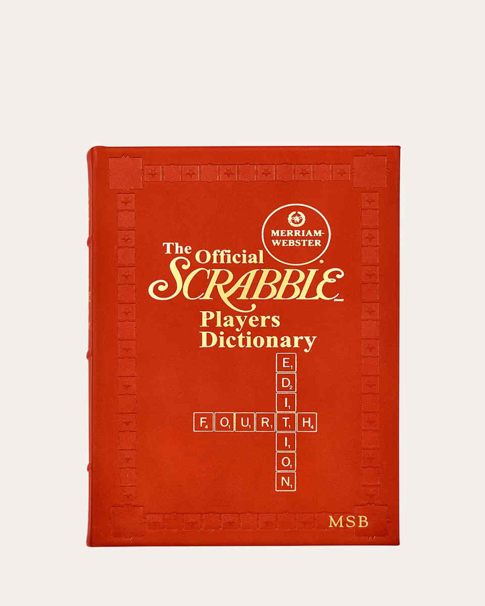 The Official Merriam-Webster Scrabble Players Dictionary, Fourth Edition, Personalized